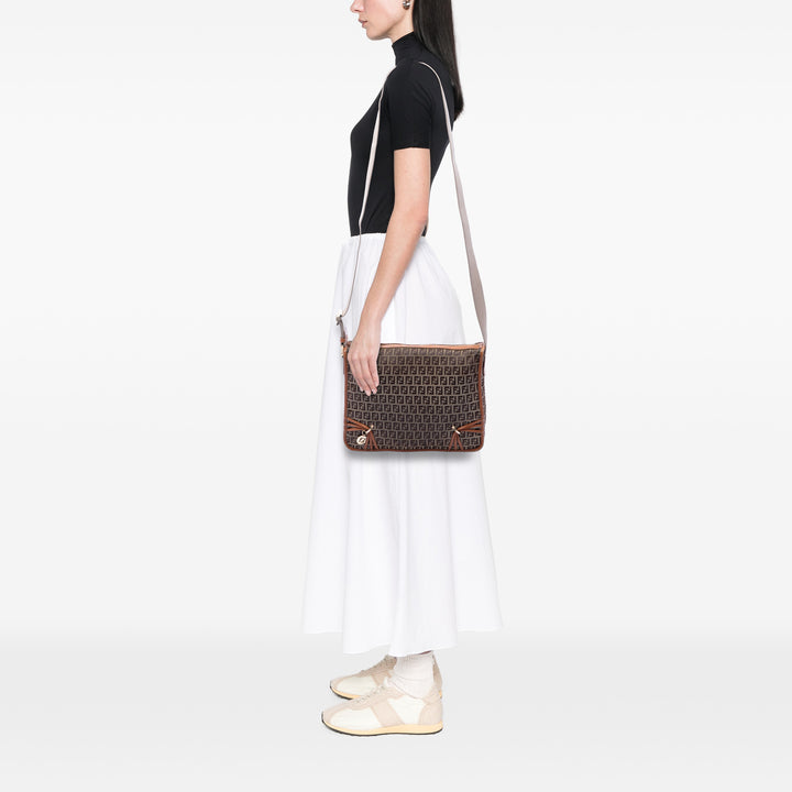 Fendi Zucchino F Charm Sac Toile