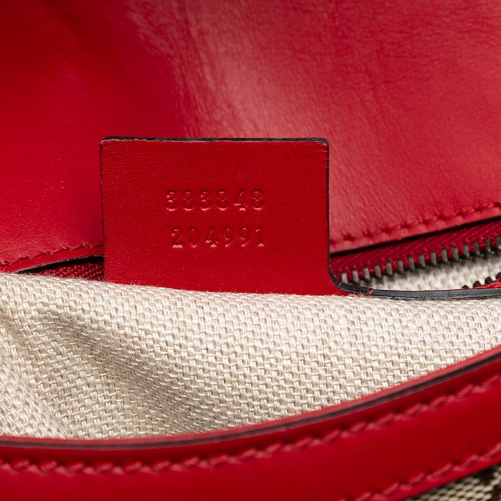 Gucci Sac bandoulière GG Lady Web Moyen Marron – vue 6 – GABY PARIS