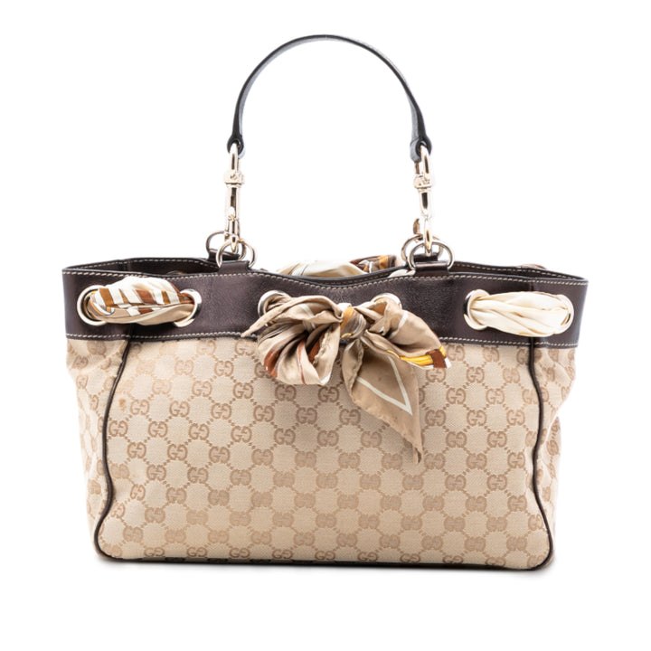 Gucci Medium GG Toile Positano Cabas