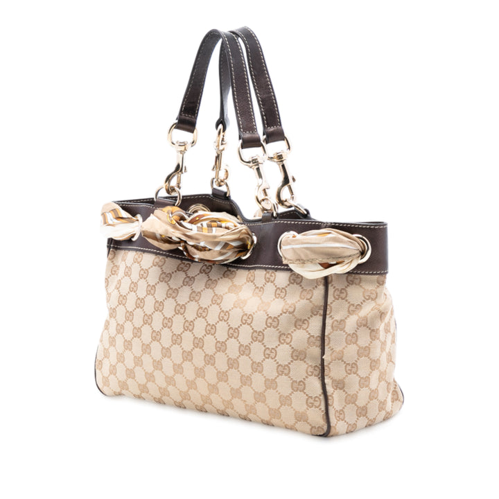 Gucci Medium GG Toile Positano Cabas