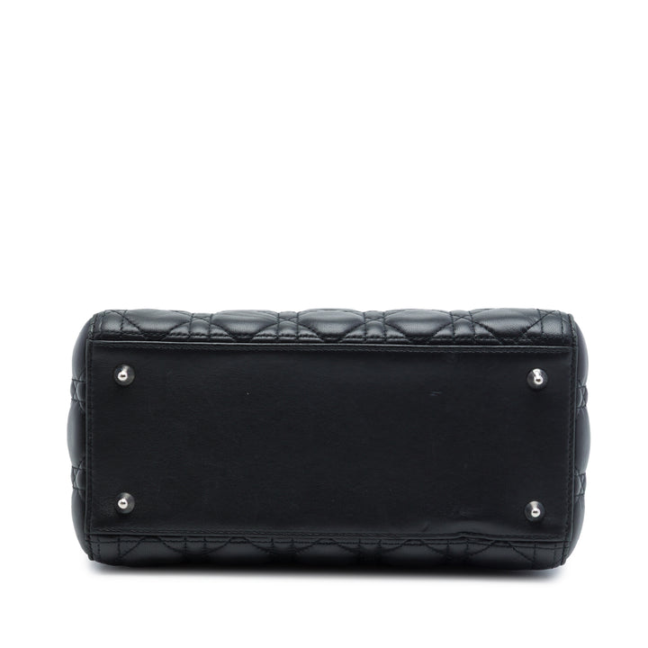 Dior Medium Cuir d’agneau Cannage Lady Dior