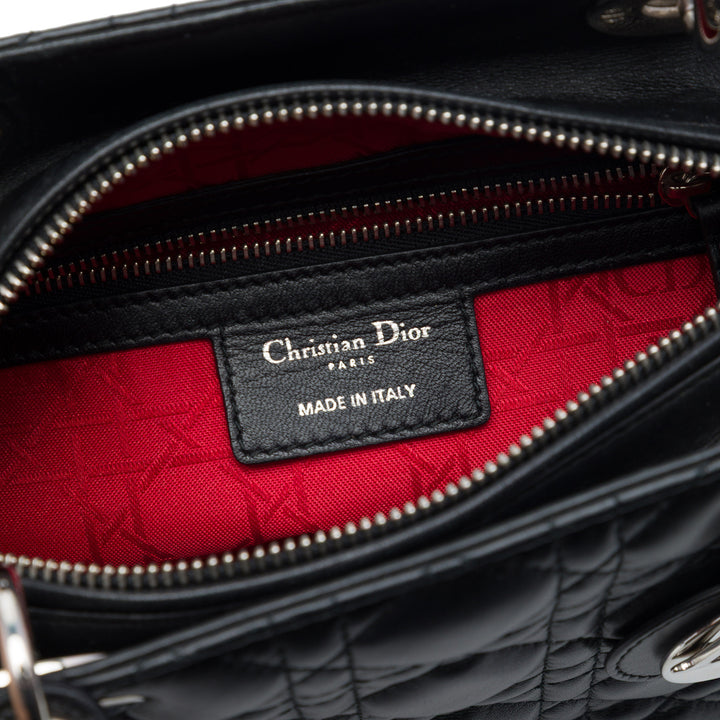 Dior Medium Cuir d’agneau Cannage Lady Dior