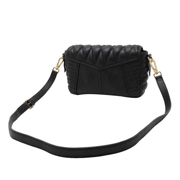 Miu Miu Matelasse Nappa Biker Sac porté croisé
