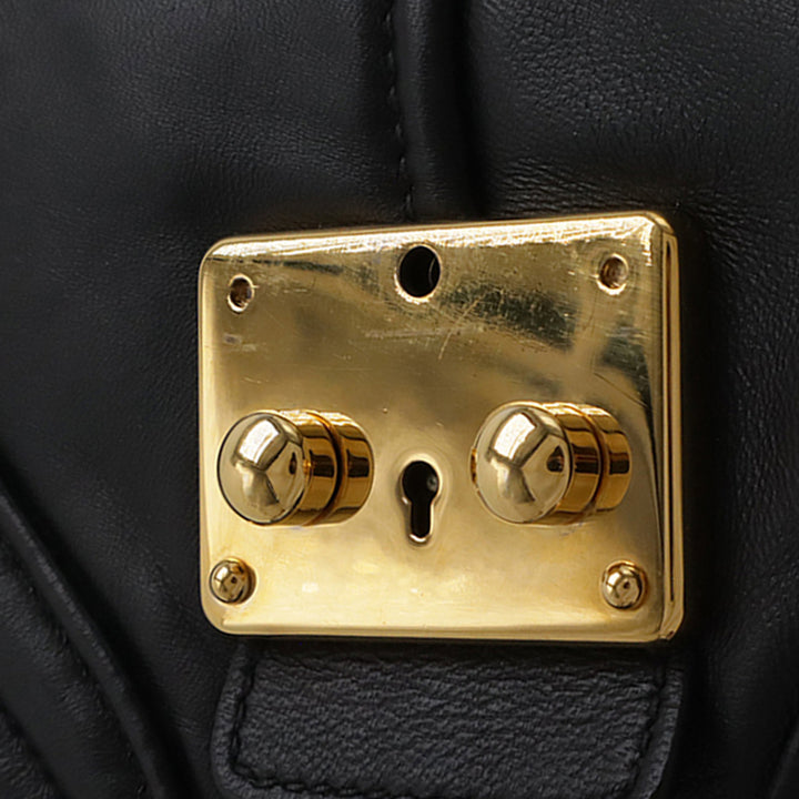 Miu Miu Matelasse Nappa Biker Sac porté croisé