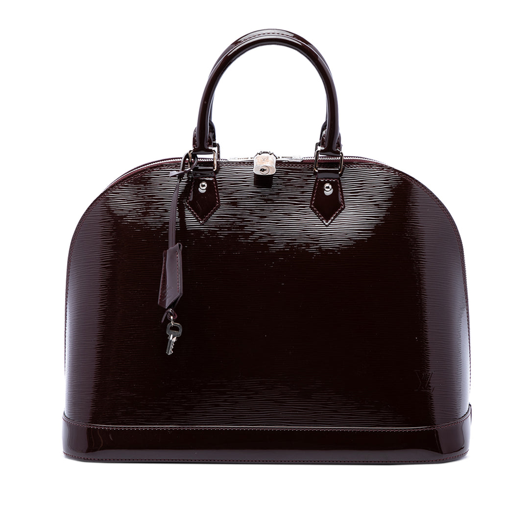Louis Vuitton Electric Alma GM Épi Violet – vue principale – GABY PARIS