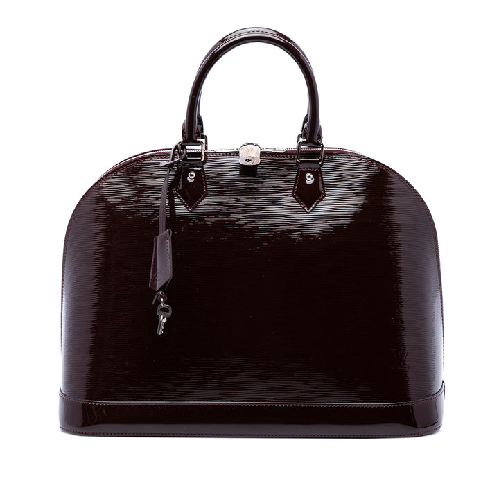 Louis Vuitton Electric Alma GM Épi Violet – vue principale – GABY PARIS