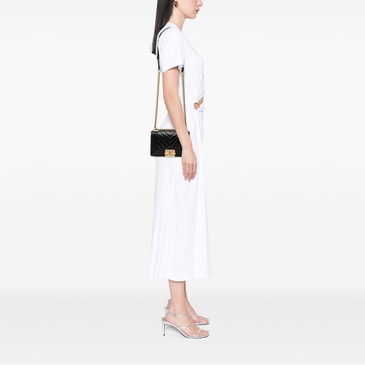 Chanel Chevron Boy à rabat Petit Cuir d'agneau