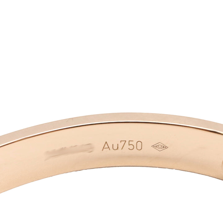 18K Rose Gold Classic Love Bracelet Pink - Gaby Paris