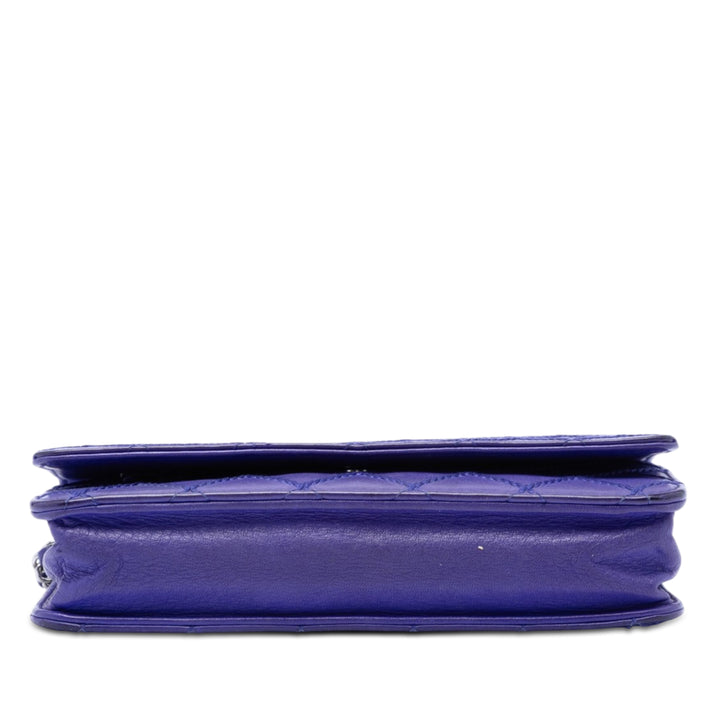 Chanel CC Matelassé Fancy Wallet on Chain Cuir de veau