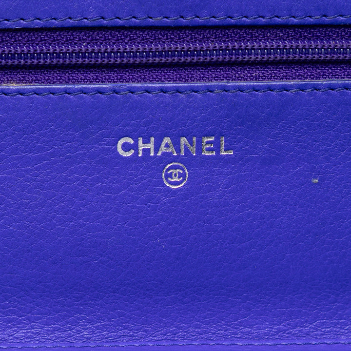 Chanel CC Matelassé Fancy Wallet on Chain Cuir de veau