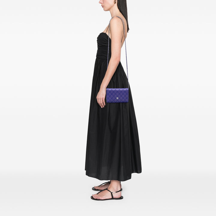 Chanel CC Matelassé Fancy Wallet on Chain Cuir de veau