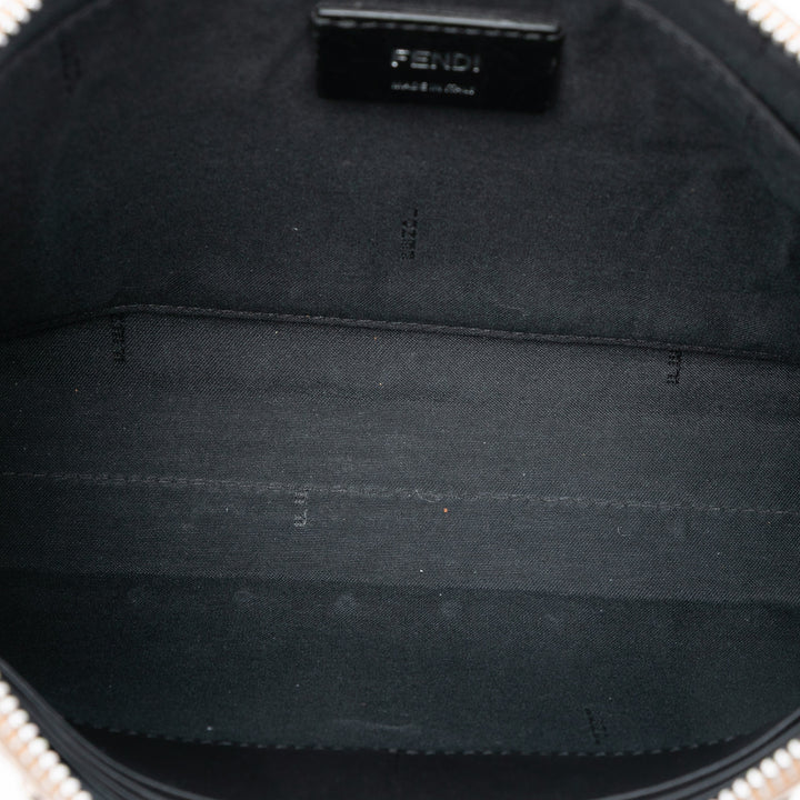 Fendi clouté Cuir à finitions Zucca Coated Toile Pochette