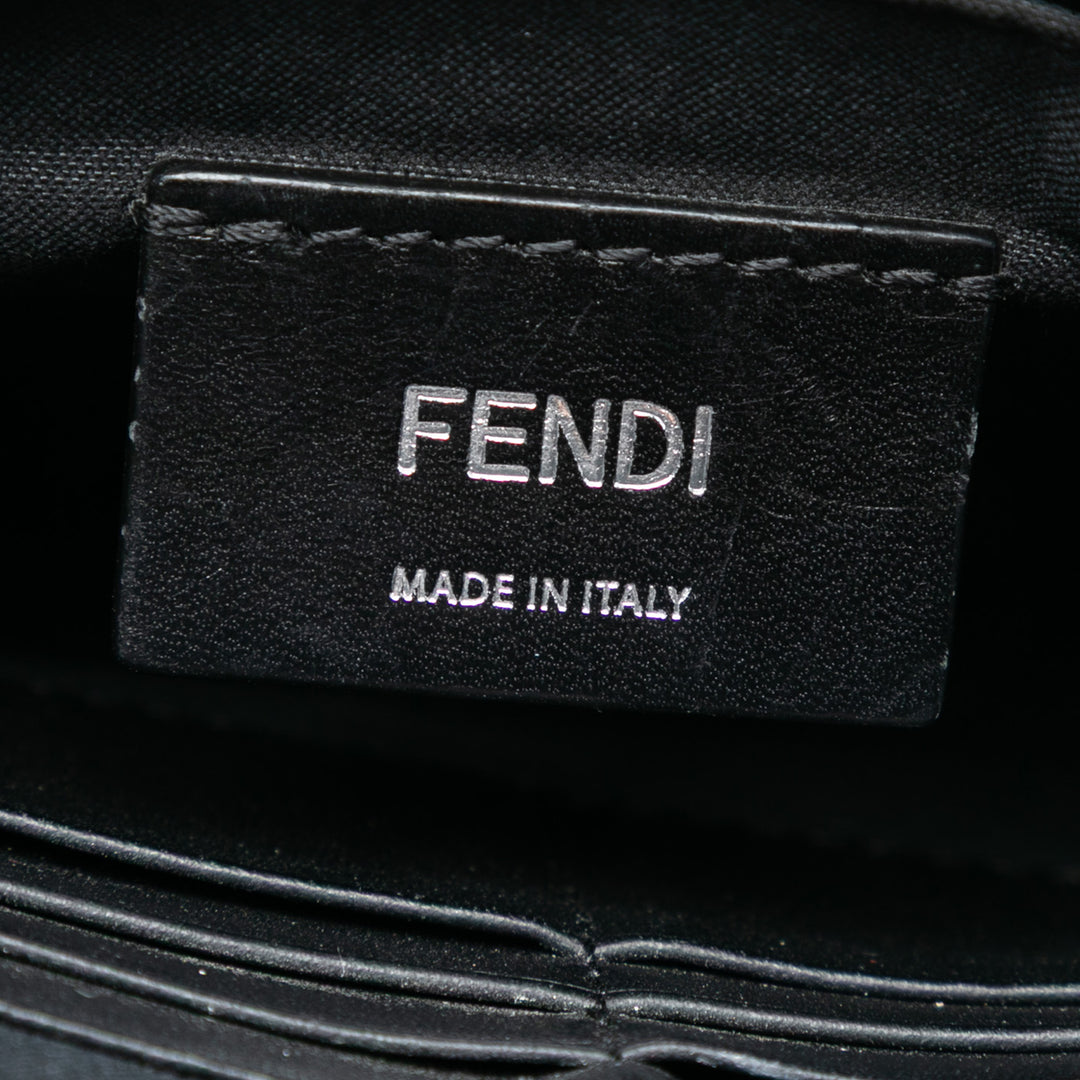 Fendi clouté Cuir à finitions Zucca Coated Toile Pochette