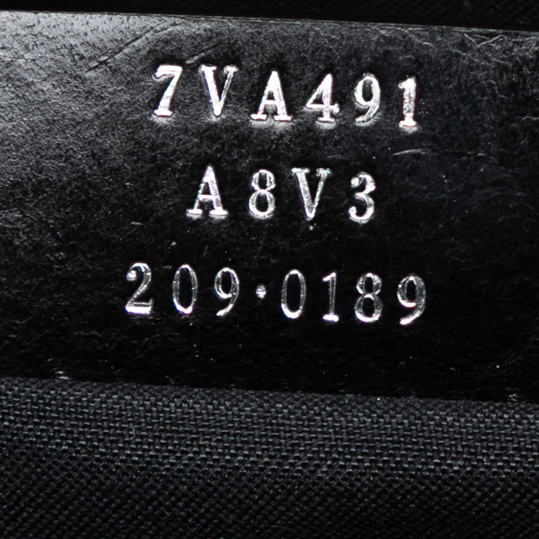 Fendi clouté Cuir à finitions Zucca Coated Toile Pochette