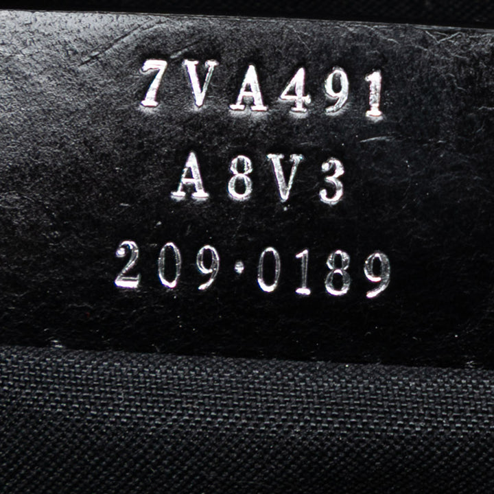 Fendi clouté Cuir à finitions Zucca Coated Toile Pochette