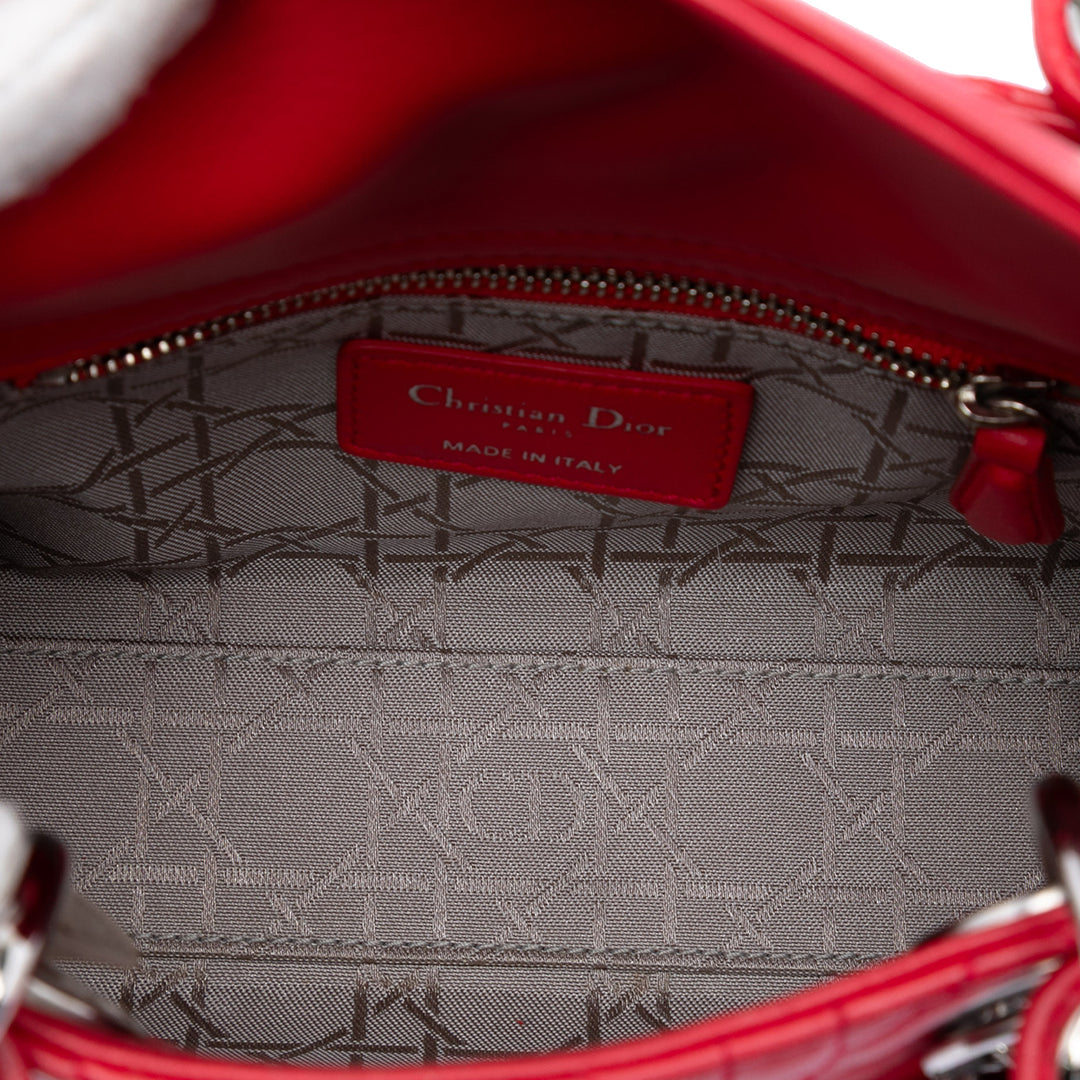 Dior Mini Cuir d’agneau Cannage Lady Dior