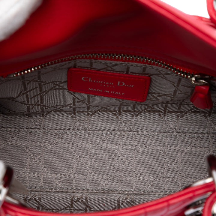 Dior Mini Cuir d’agneau Cannage Lady Dior