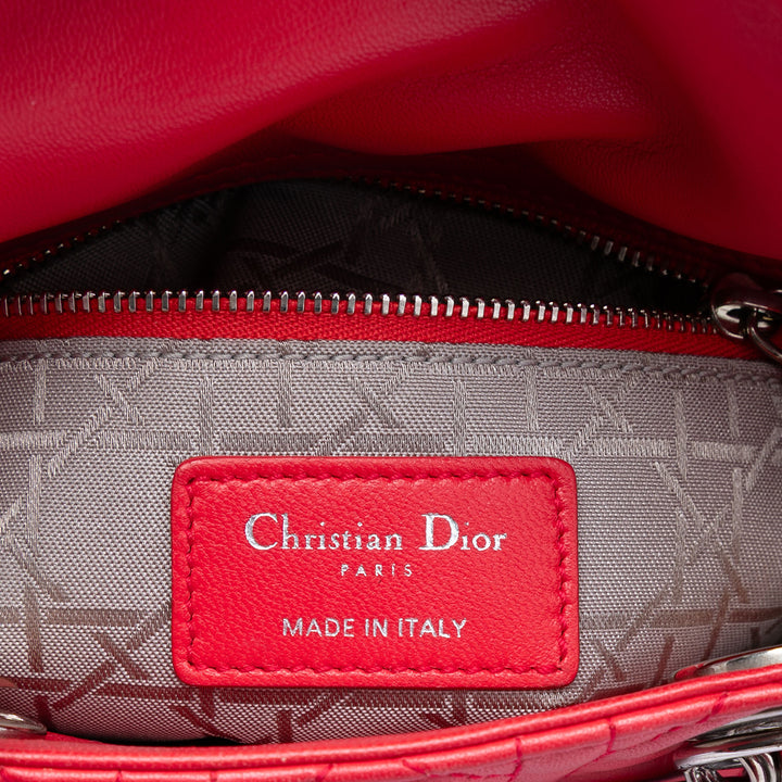 Dior Mini Cuir d’agneau Cannage Lady Dior