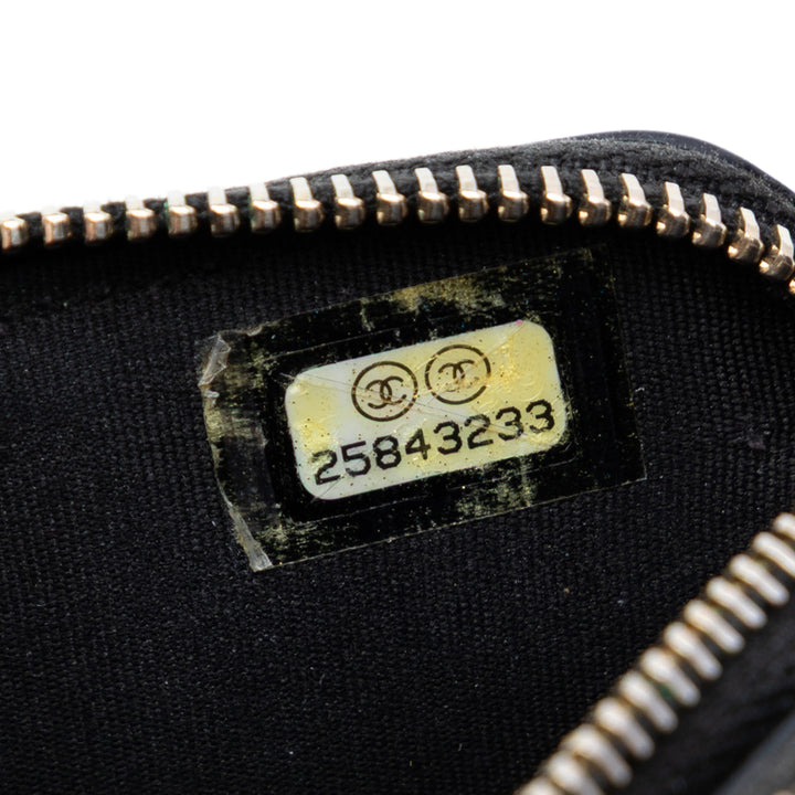 Chanel Caviar CC Filigree Pochette avec chaîne