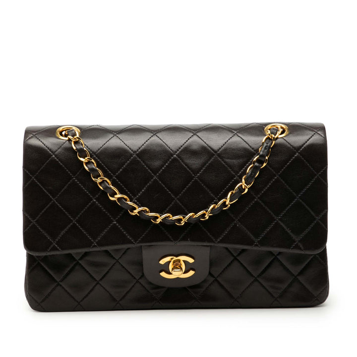 Chanel Medium Classic Cuir d’agneau Double rabat