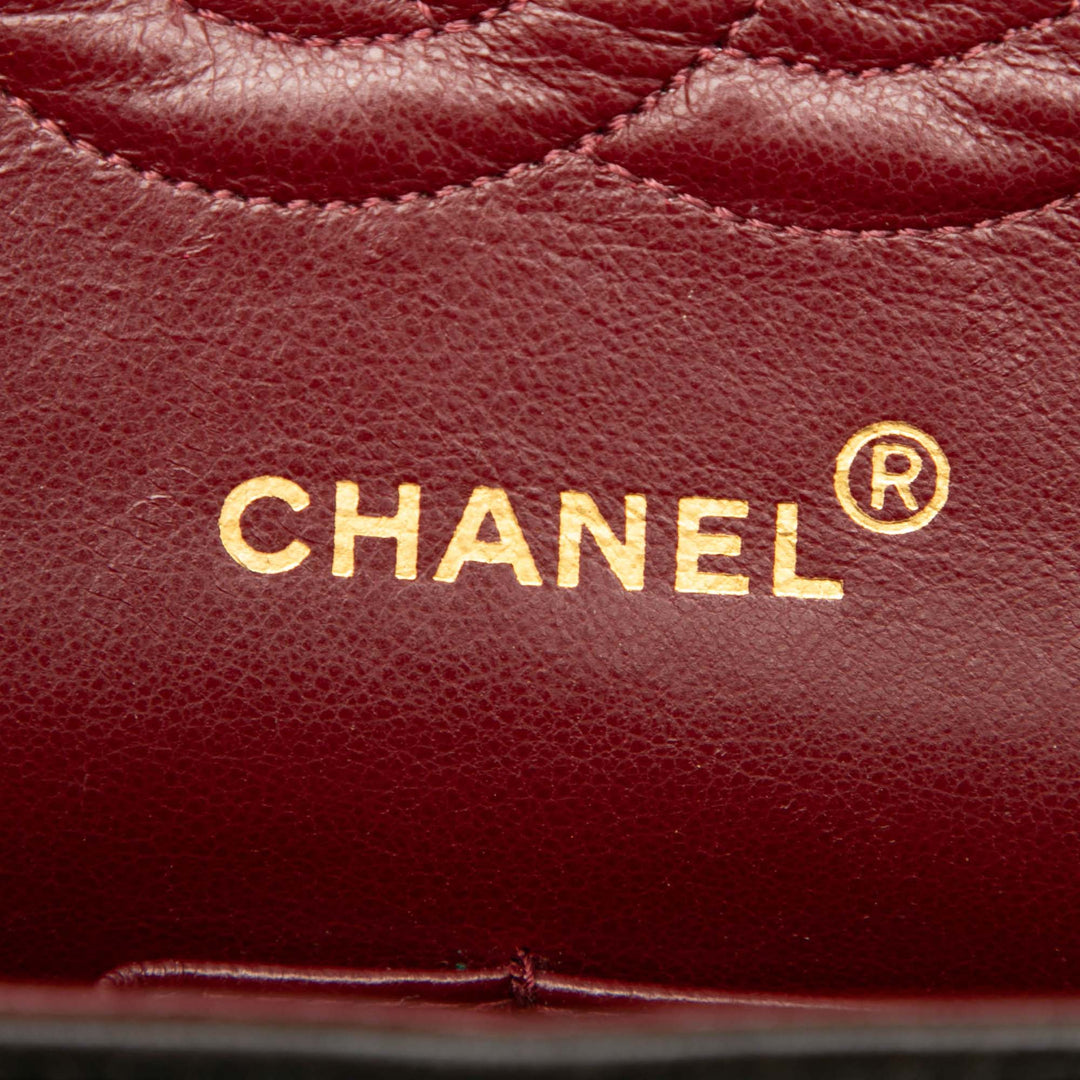 Chanel Medium Classic Cuir d’agneau Double rabat
