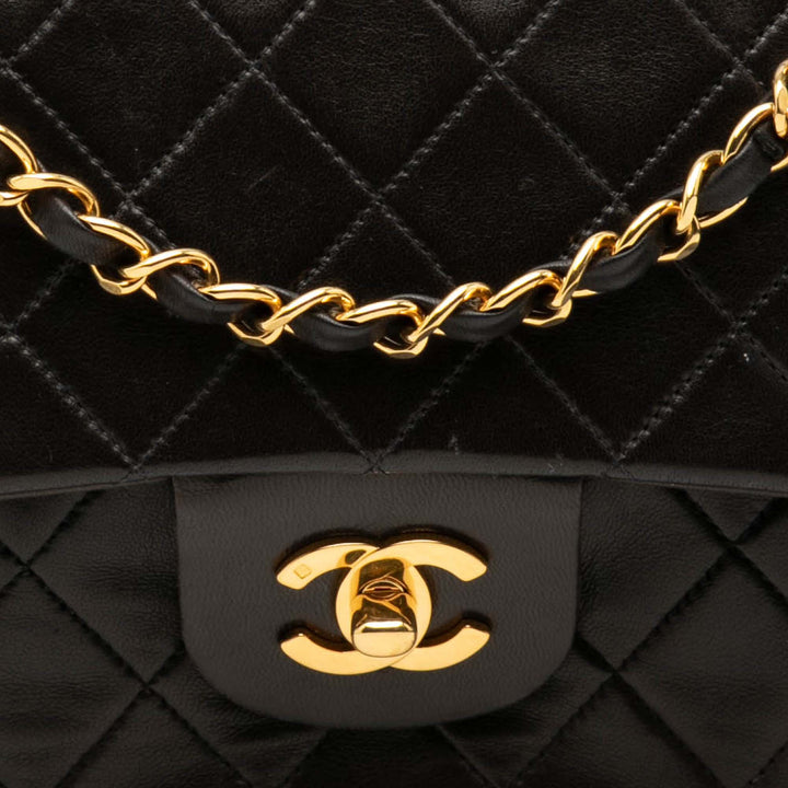 Chanel Medium Classic Cuir d’agneau Double rabat
