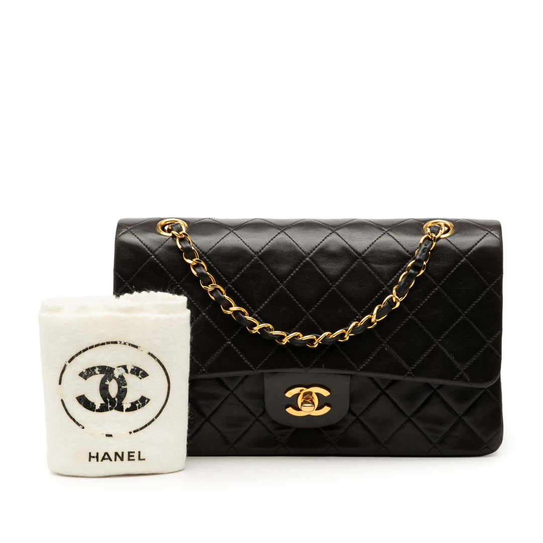 Chanel Medium Classic Cuir d’agneau Double rabat