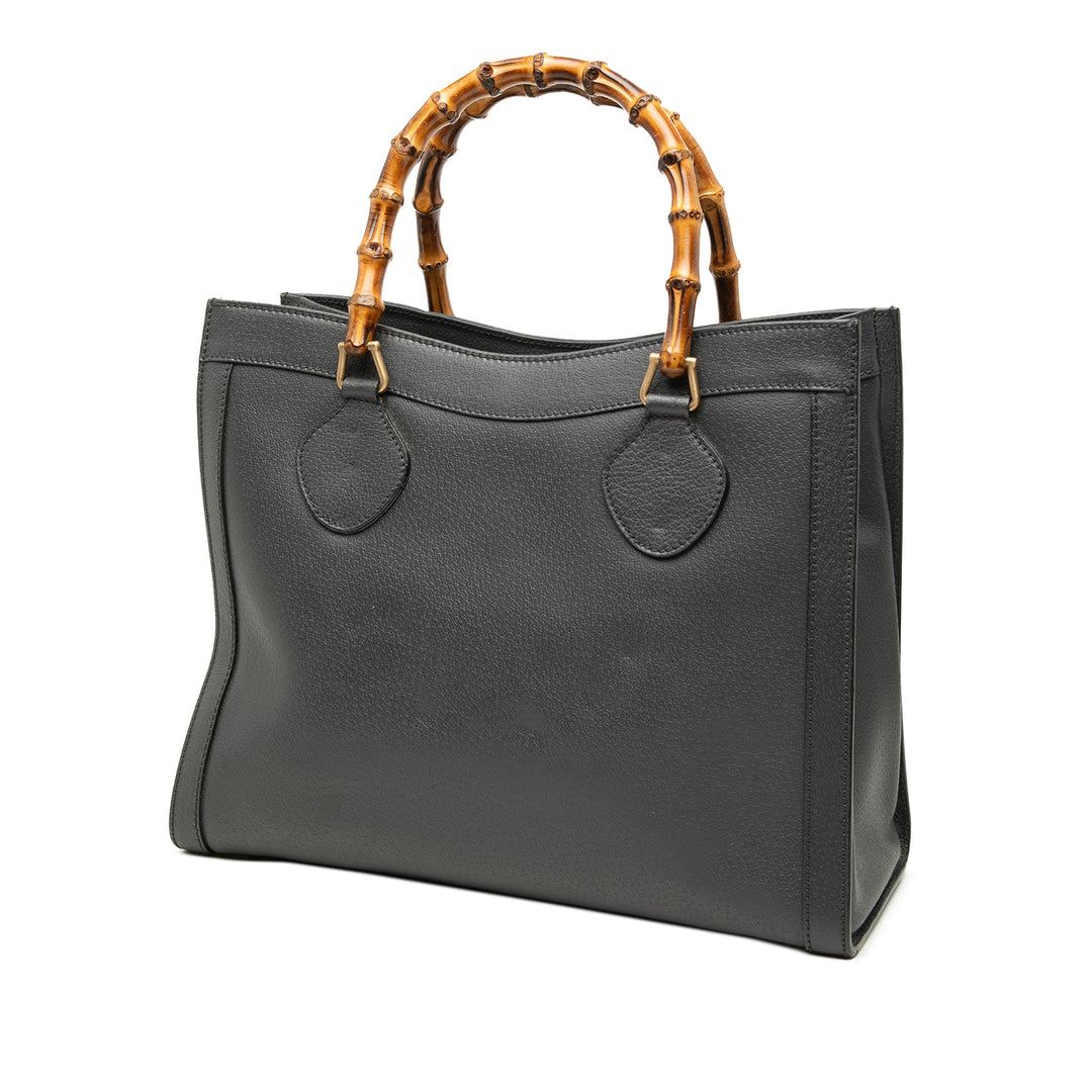 Gucci Medium Cuir Bamboo Diana Cabas