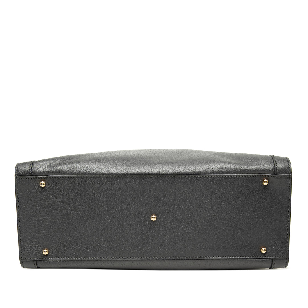 Gucci Medium Cuir Bamboo Diana Cabas