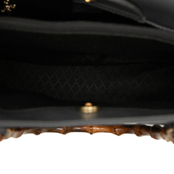 Gucci Medium Cuir Bamboo Diana Cabas