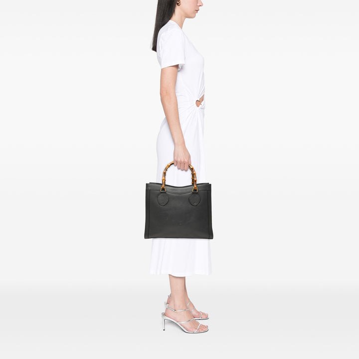 Gucci Medium Cuir Bamboo Diana Cabas
