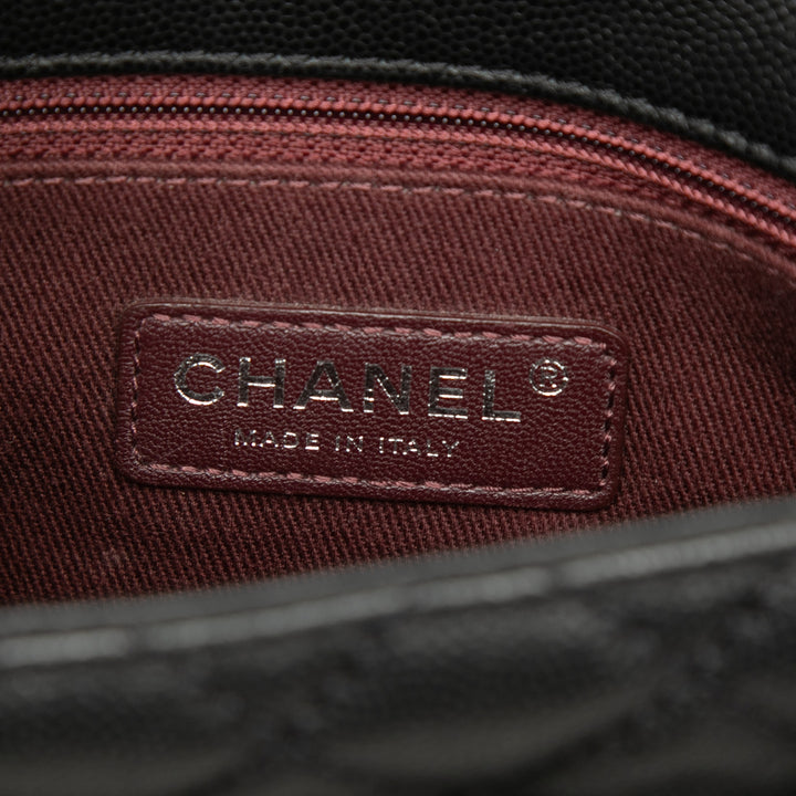 Chanel Sac à main Matelassé Coco à Mini Cuir caviar Noir – vue 5 – GABY PARIS
