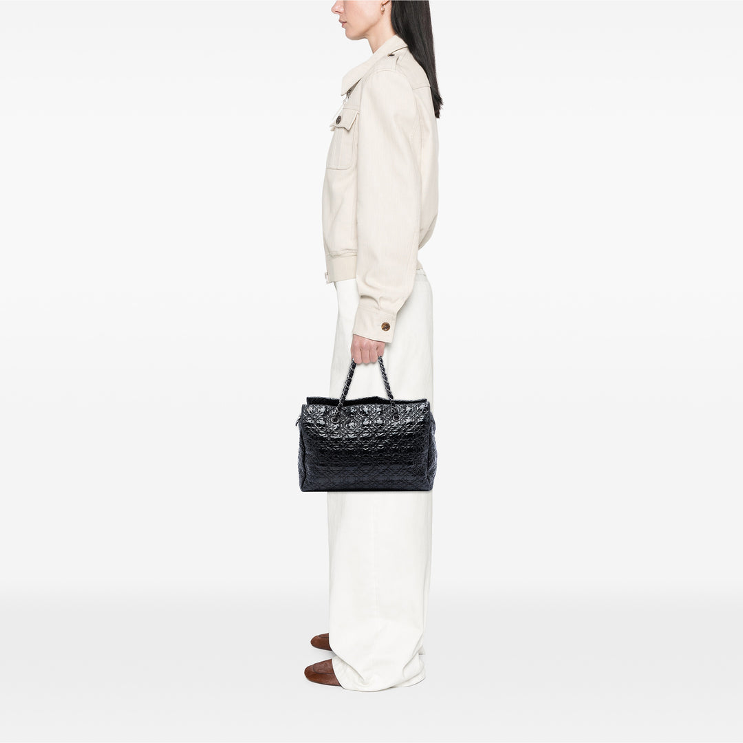 Chanel Matelassé Vinyl Rock in Moscow Cabas