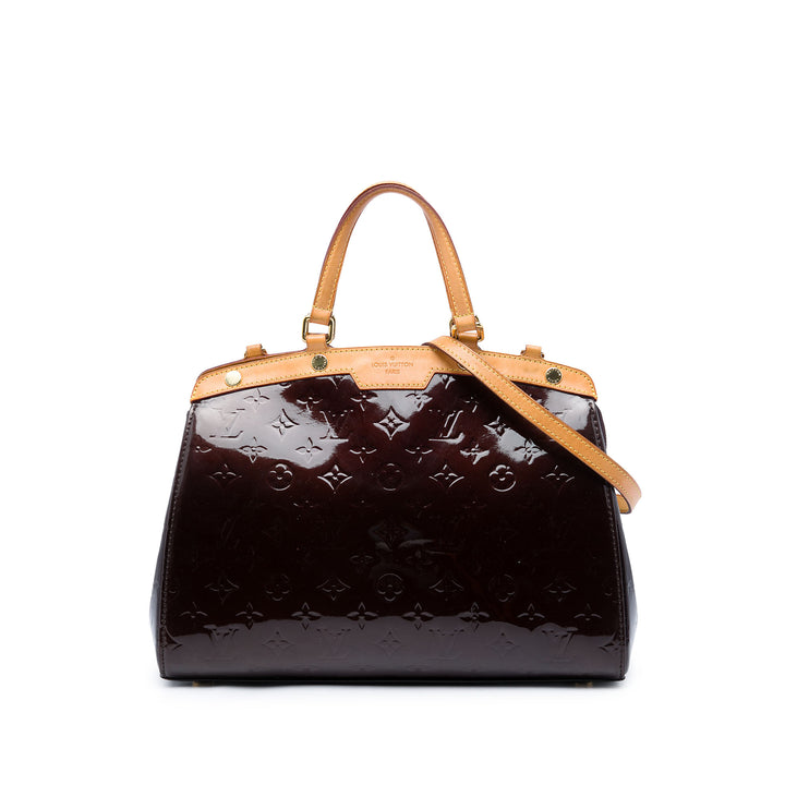 Louis Vuitton Brea MM Cuir verni Monogram Violet