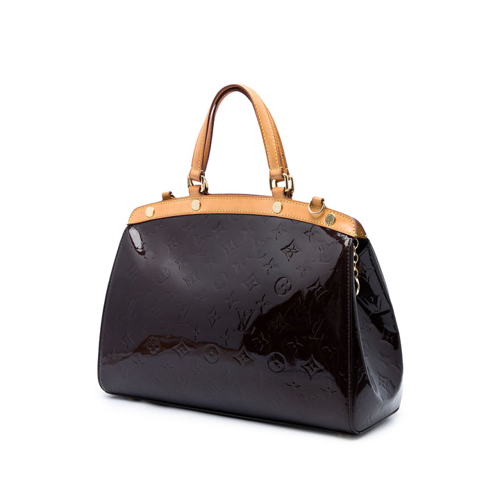 Louis Vuitton Brea MM Cuir verni Monogram Violet