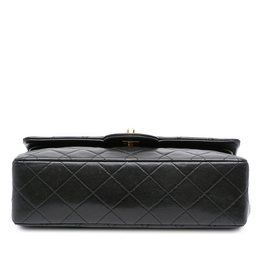 Chanel Small Classic Cuir d’agneau Double rabat Noir – GABY PARIS Authentique