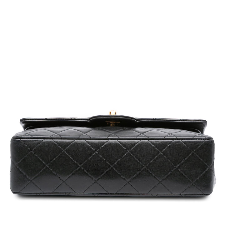 Chanel Small Classic Cuir d’agneau Double rabat Noir – GABY PARIS Authentique