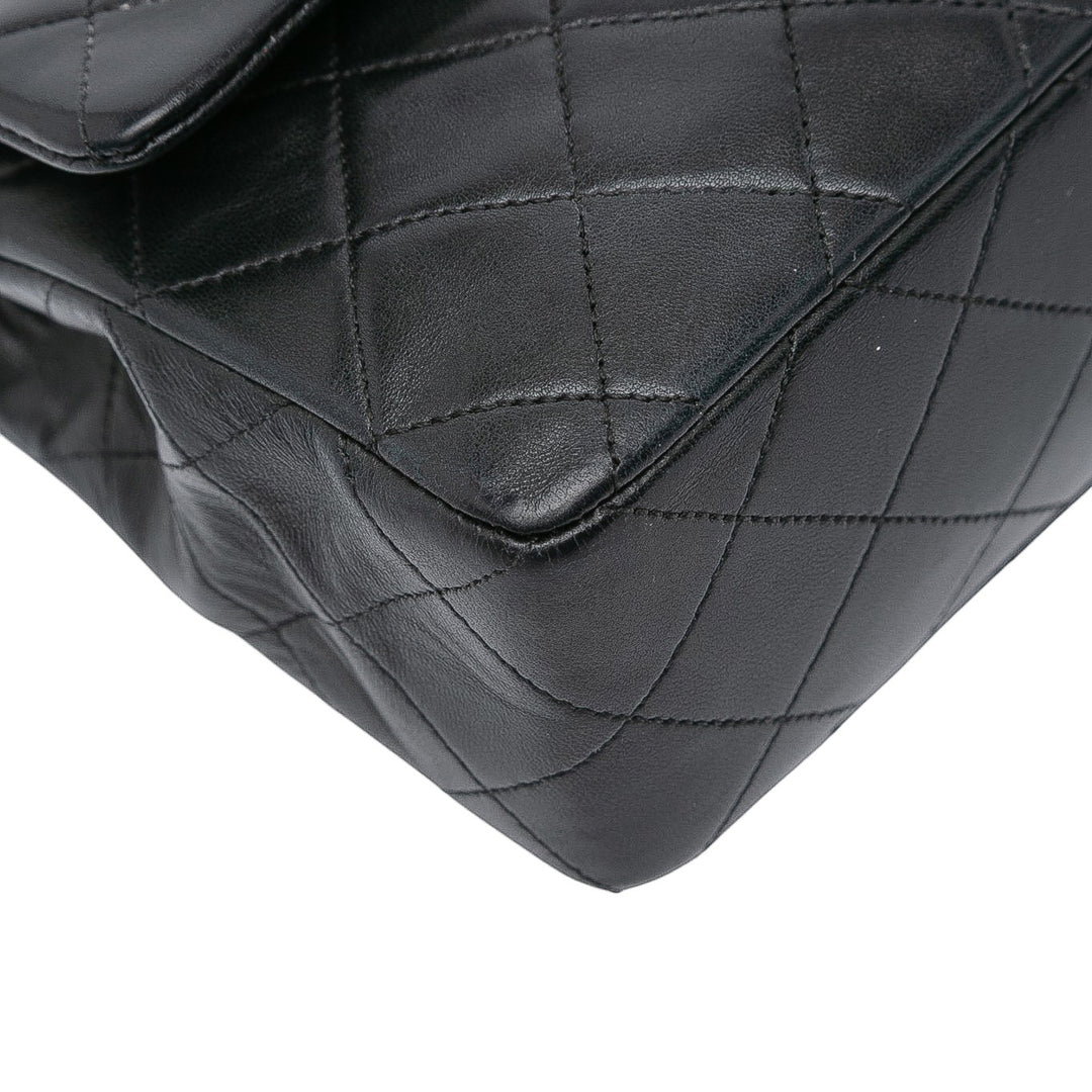 Chanel Small Classic Cuir d’agneau Double rabat Noir – GABY PARIS Authentique