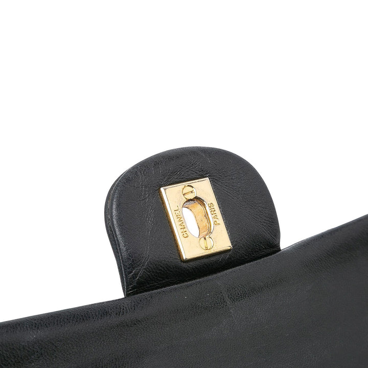 Chanel Small Classic Cuir d’agneau Double rabat Noir – GABY PARIS Authentique