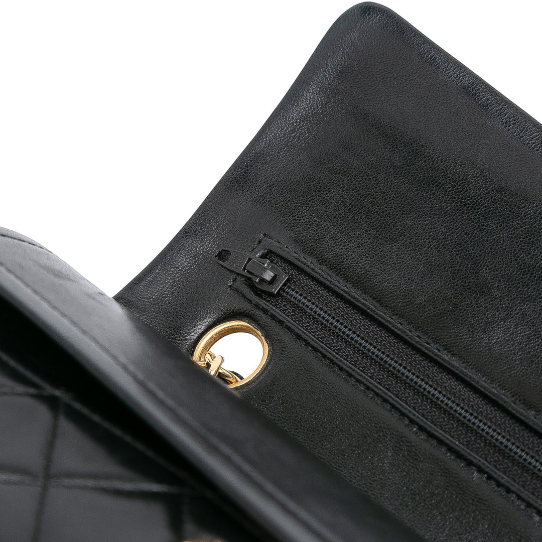 Chanel Small Classic Cuir d’agneau Double rabat Noir – GABY PARIS Authentique