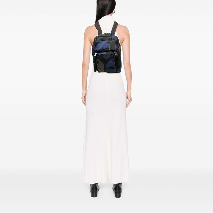 Prada Sac à dos Geometric Tessuto Noir – vue 5 – GABY PARIS
