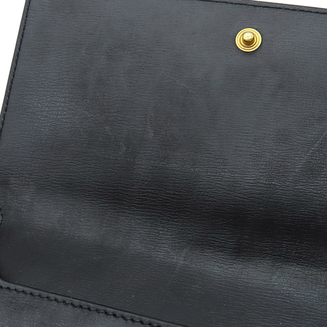 Saint Laurent Smooth Cuir de veau Monogram Cassandre Phone Holder