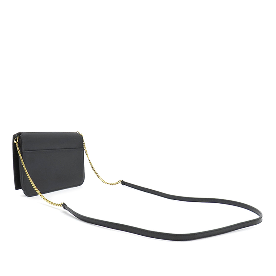 Saint Laurent Smooth Cuir de veau Monogram Cassandre Phone Holder