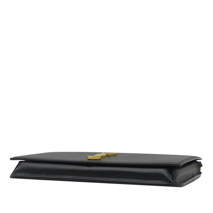 Saint Laurent Smooth Cuir de veau Monogram Cassandre Phone Holder