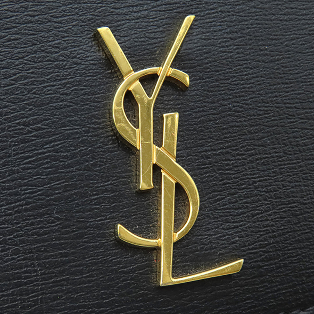 Saint Laurent Smooth Cuir de veau Monogram Cassandre Phone Holder