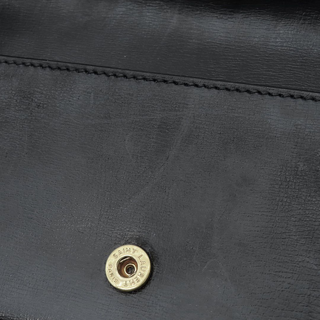 Saint Laurent Smooth Cuir de veau Monogram Cassandre Phone Holder