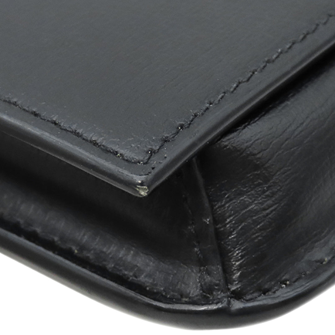 Saint Laurent Smooth Cuir de veau Monogram Cassandre Phone Holder