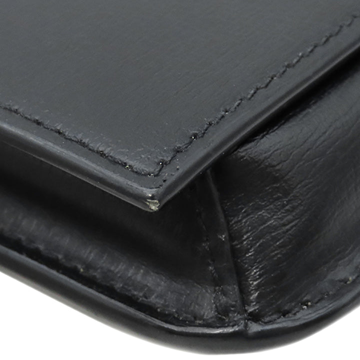 Saint Laurent Smooth Cuir de veau Monogram Cassandre Phone Holder