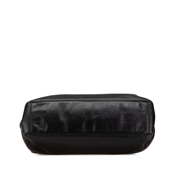 Chanel CC Cuir d’agneau Tortoise Handle Cabas