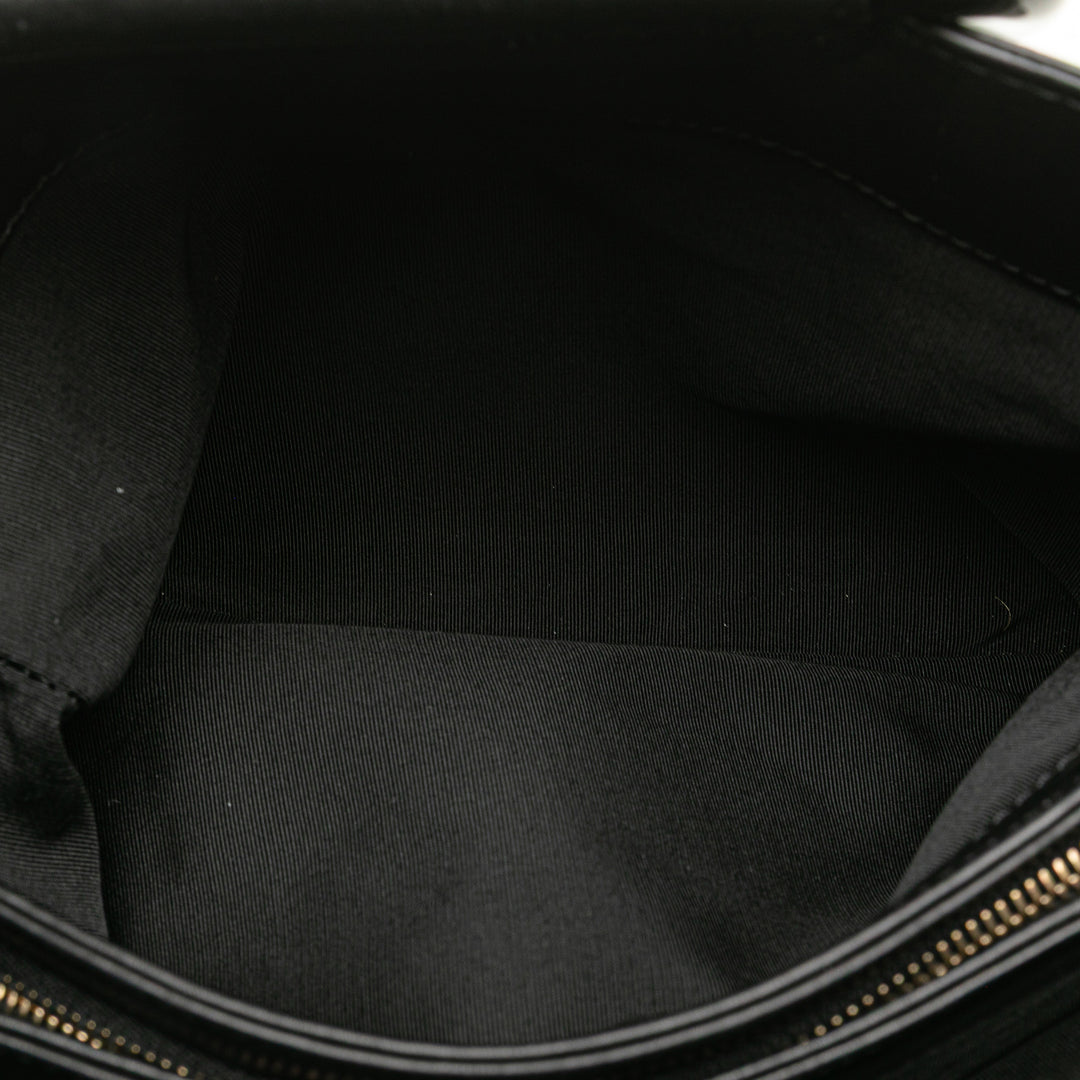 Chanel CC Cuir d’agneau Tortoise Handle Cabas